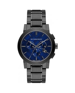 Burberry BU9365 Chronograaf The City Gun Metal Herenhorloge