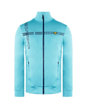 Lyle & Scott Counter Stripe Herr Ljusblå Midlayer