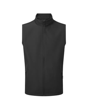 Premier Mens Windchecker Recycled Printable Gilet (Black)