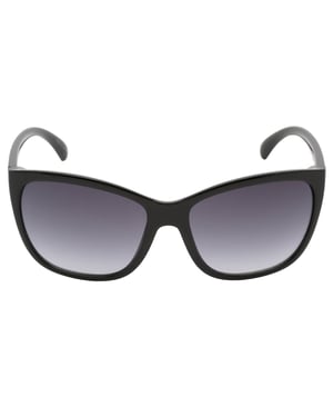 Calvin Klein Dark Grey Gradient Lens Black Sunglasses