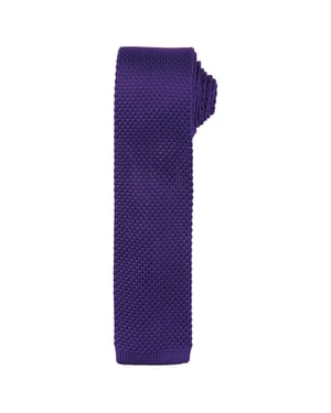 Premier Unisex gebreide stropdas voor volwassenen (Paars)