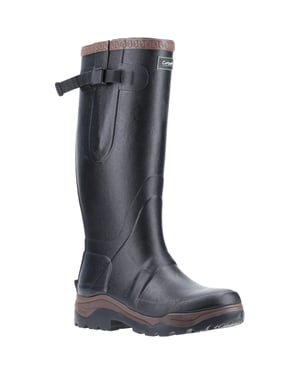 Cotswold Compass Rubberen Zwarte Regenlaarzen