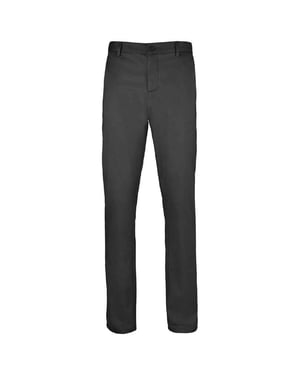 SOLS Mens Jared Stretch Slim Suit Trousers (Black)