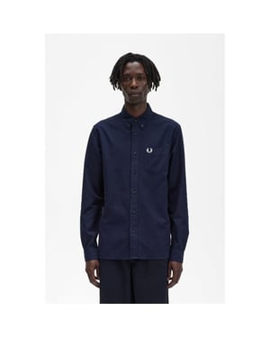 Fred Perry Mens Long Sleeve Oxford Shirt