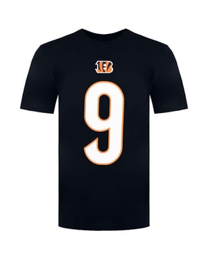 Nike NFL Cincinnati Bengals 9 Joe Burrow T-shirt för herrar