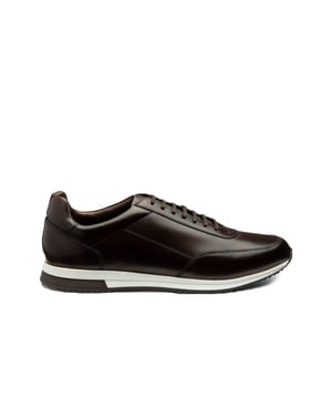 Loake Bannister Trainer Dark Brown