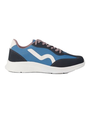 Regatta Womens/Ladies Marine Retro Trainers (Coronet Blue/Toadstool)