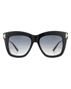 Tom Ford Zonnebril DASHA FT0822 01B Glanzende Zwarte Rookverloop
