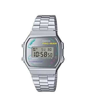 Casio Casio Collection Vintage Pac-man 45th Anniversary Men's Silver Watch A168WEPC-7AER