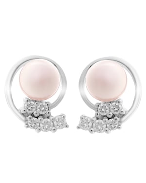 Orphelia 'Alanna' Women's 925 Sterling Silver Stud Earrings - Silver ZO-7117