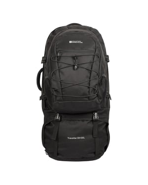 Mountain Warehouse Traveller 100L rugzak (Zwart)