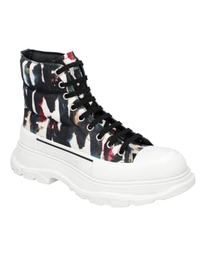 Alexander McQueen Tread Slick Stövlar 'Graffiti'
