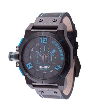 HAUREX ITALY:SPACE BLACK/BLUE WATCH