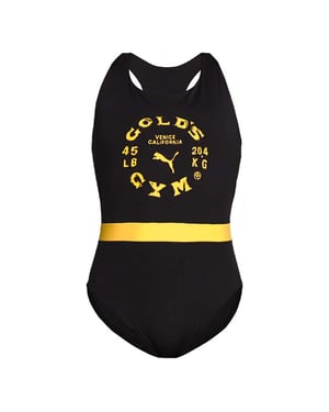 Puma x Gold's Gym Svart Bodysuit