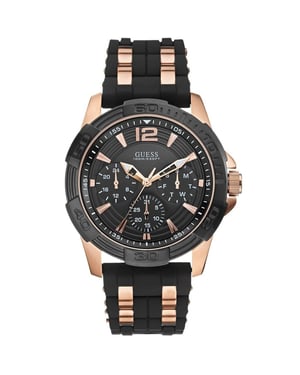 Guess W0366G3 Analog klocka i rostfritt stål för män