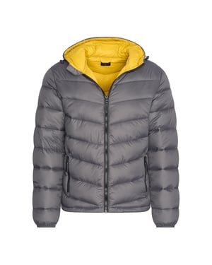 Cappuccino Italia Jacka vinter Hooded Vinterjacka Antracitgrå