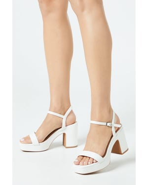 Maddie Platform High Block Heeled Sandals