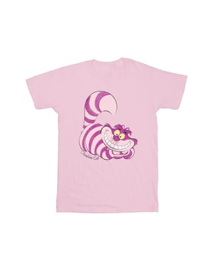 Disney Meisjes Alice In Wonderland Cheshire Cat Katoenen T-Shirt (Baby Roze)