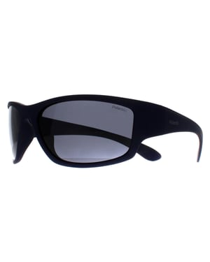 Polaroid Wrap Unisex Matte Blauw Grijs Blauw Gepolariseerd PLD 7005/S