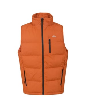 Trespass Mens Clasp Padded Gilet/Bodywarmer (Burnt Orange)