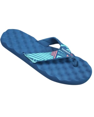Reebok Nanossage Adventure Blue Synthetic Flip Flops för damer M47904 M10
