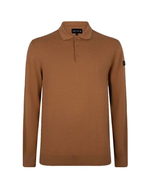 PRESLY & SUN Brad long sleeve knitted polo