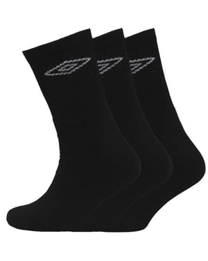 Umbro Svart 3-pack Strumpor - Herr