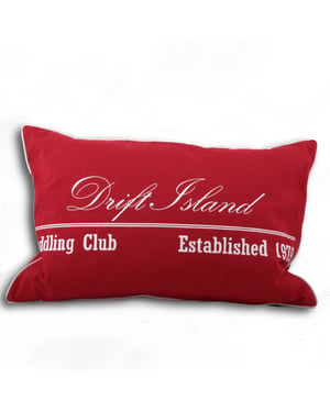 Riva Home Drift Island Printed Piped Feather Filled Cushion