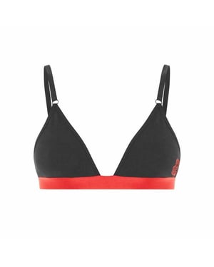 Nicce Adjustable Straps Black/Red Women Heart Triangle Bralette 211 2 15 07 0043