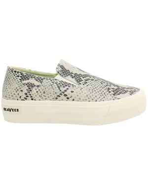 Seavees Baja Platform Mulholland Womens Beige Plimsolls