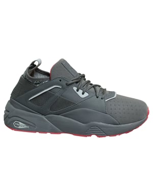 Puma x Staple Blaze Of Glory Sock Slip On Grey Lace Up Mens Trainers 363204 02