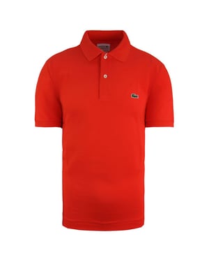 Lacoste Classic Fit Mens Orange Polo Shirt