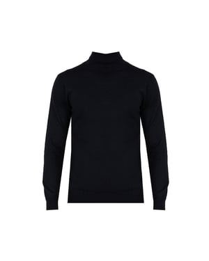 Xagon Man Pullover Turtleneck Herr Blå