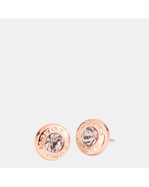 Open Circle Stone Stud Earring bag