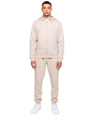 Kruze Heren Zip Hoodie Tracksuit Set