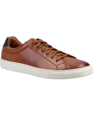 Hush Puppies Colton Leren Trein Heren