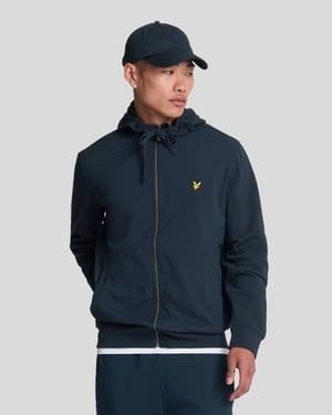 Hybrid Zip Hoodie för herrar i Navy