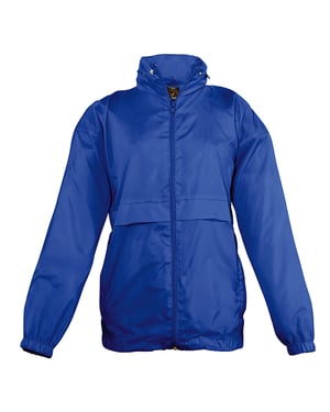SOLS Kinderen Unisex Surf Windbreaker Jacket (waterbestendig en winddicht) (Koningsblauw)