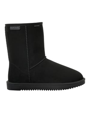 Regatta Womens/Ladies Risely Waterproof Faux Fur Lined Winter Boots (Black)