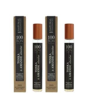 100 Bon Tonka & Amande Absolue Refillable Eau De Parfum 15ml x 2