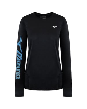 Mizuno Impulse Core Graphic Herr Svart Topp