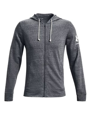 Under Armour Rival Terry Mens Grå Träningsjacka