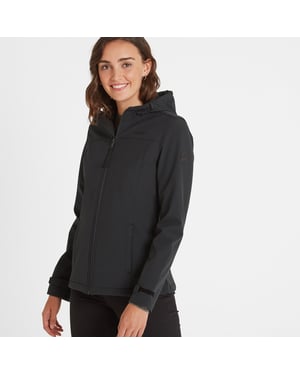 Keld Womens Softshell Hoodie Black