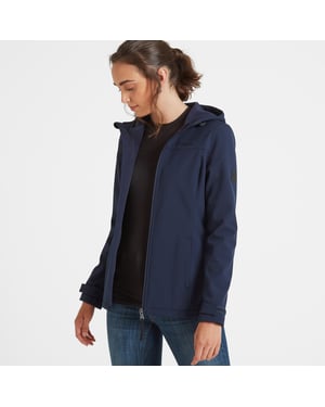 Keld Womens Softshell Hoodie Navy