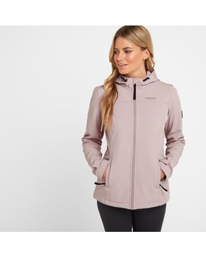 Keld Womens Softshell Hoodie Dusky Pink