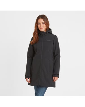 Keld Womens Softshell Long Jacket Black
