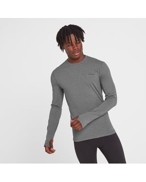 Snowdon Mens Thermal Crewneck Grey Marl