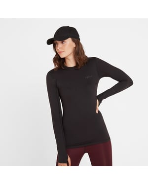Snowdon Womens Thermal Crewneck Black