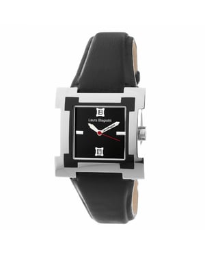 Laura Biagiotti Unisex Watch Quartz silver black
