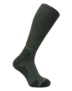 Mens Extra Wide Knee High Merino Wool Walking Hiking Socks